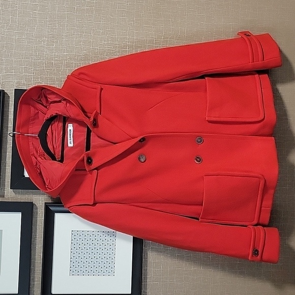 Jil Sander Hooded Peacoat (Sz 36) - Picture 2 of 13